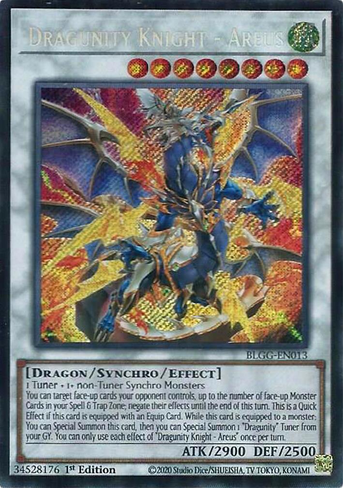 Dragunity Knight - Areus [BLGG-EN013] Secret Rare | Total Play
