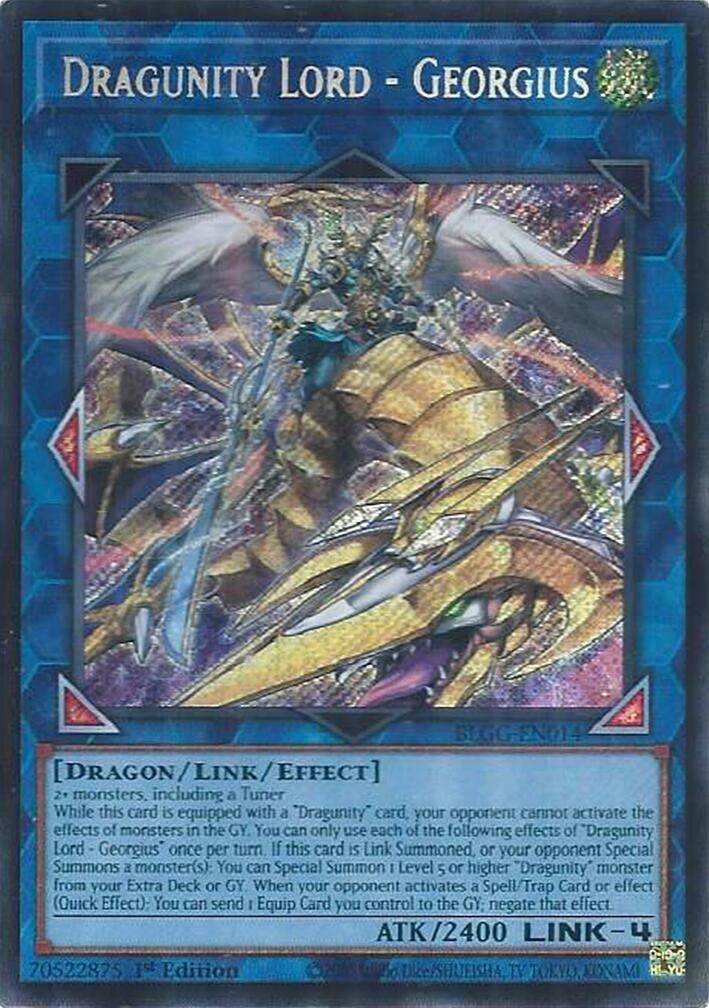 Dragunity Lord - Georgius [BLGG-EN014] Secret Rare | Total Play