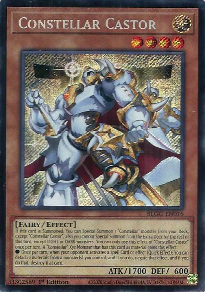 Constellar Castor [BLGG-EN016] Secret Rare | Total Play