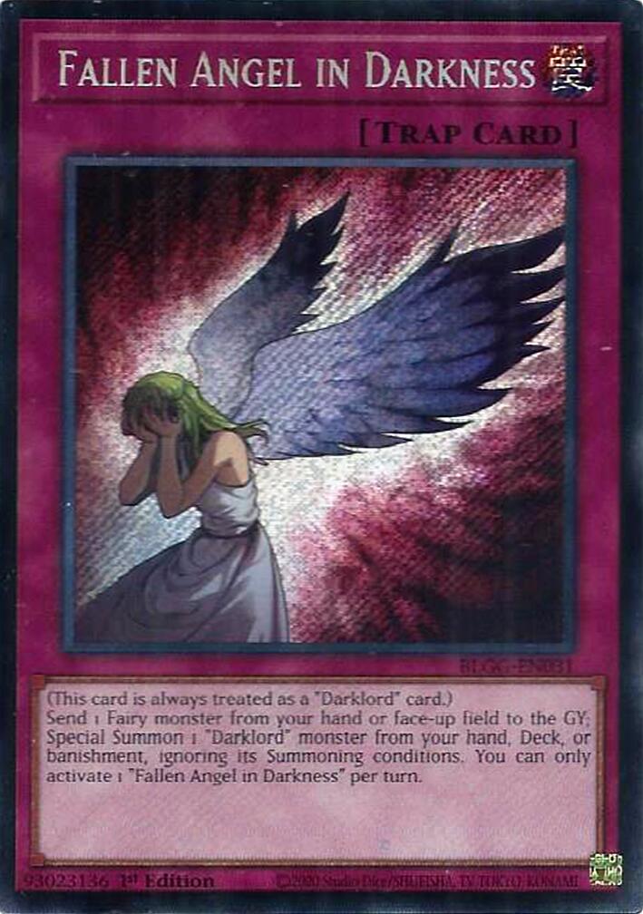 Fallen Angel in Darkness [BLGG-EN031] Secret Rare | Total Play