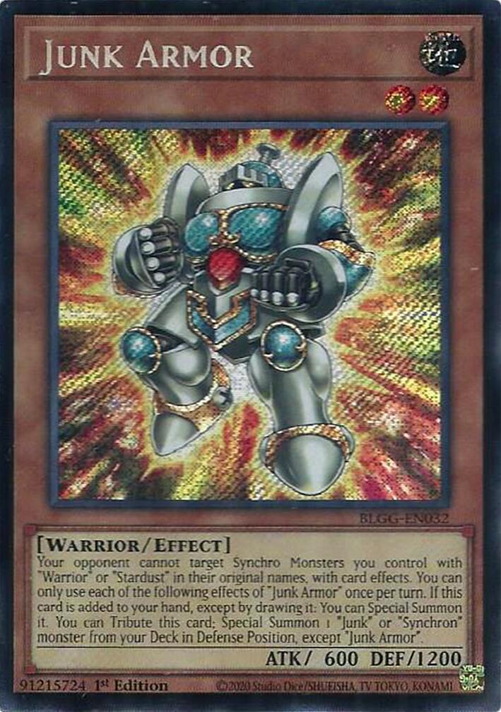 Junk Armor [BLGG-EN032] Secret Rare | Total Play