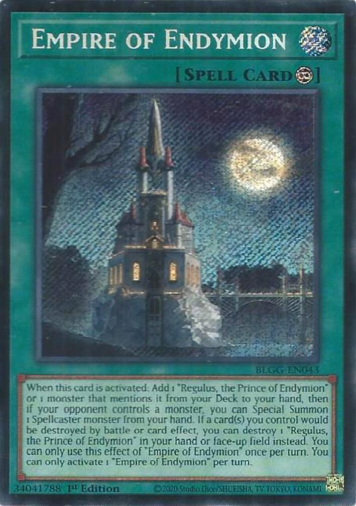 Empire of Endymion [BLGG-EN043] Secret Rare | Total Play