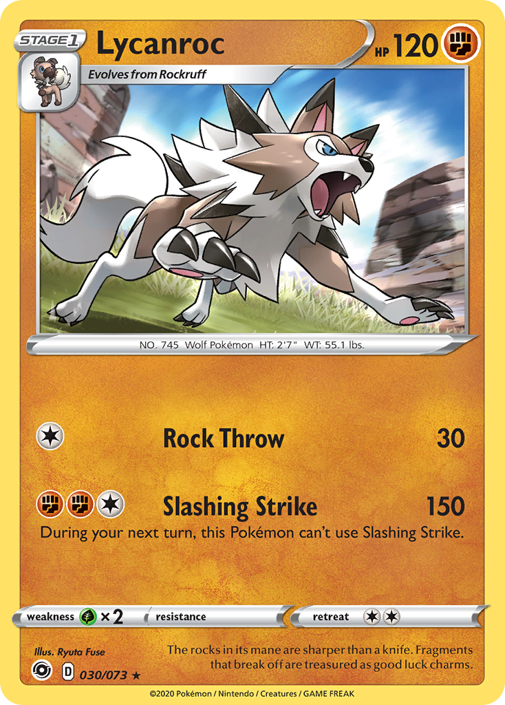 Lycanroc (030/073) [Sword & Shield: Champion's Path] | Total Play