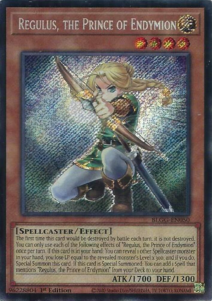 Regulus, the Prince of Endymion [BLGG-EN050] Secret Rare | Total Play