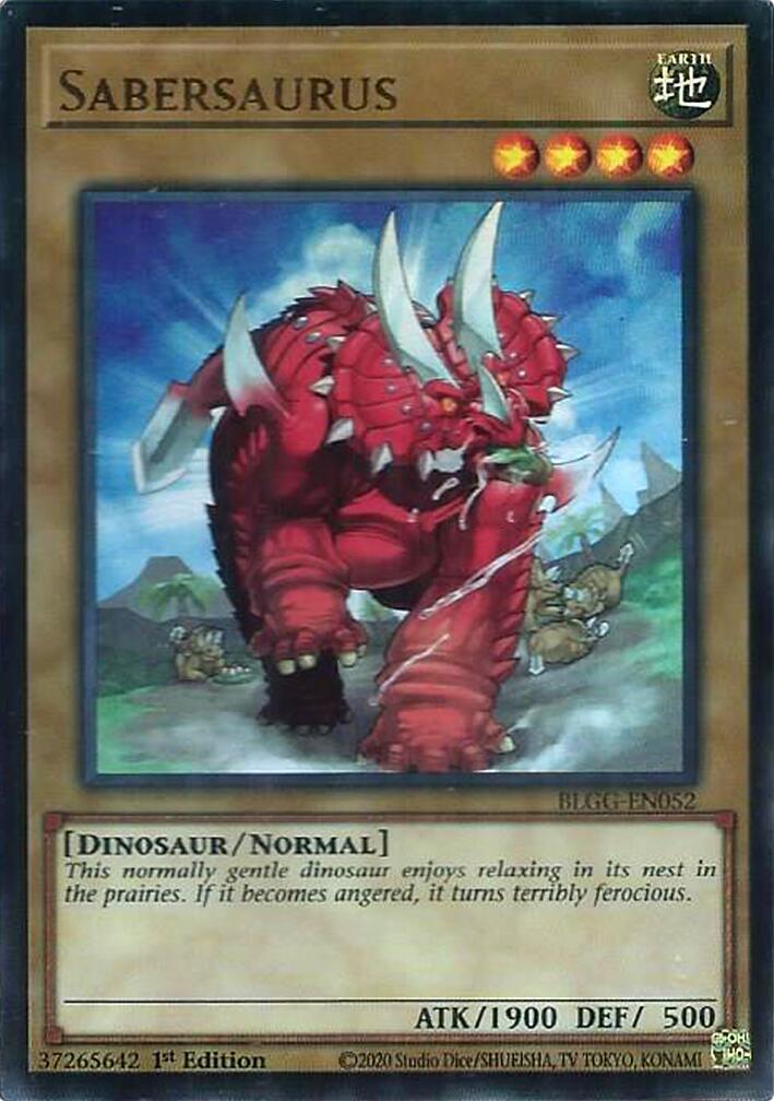 Sabersaurus [BLGG-EN052] Ultra Rare | Total Play