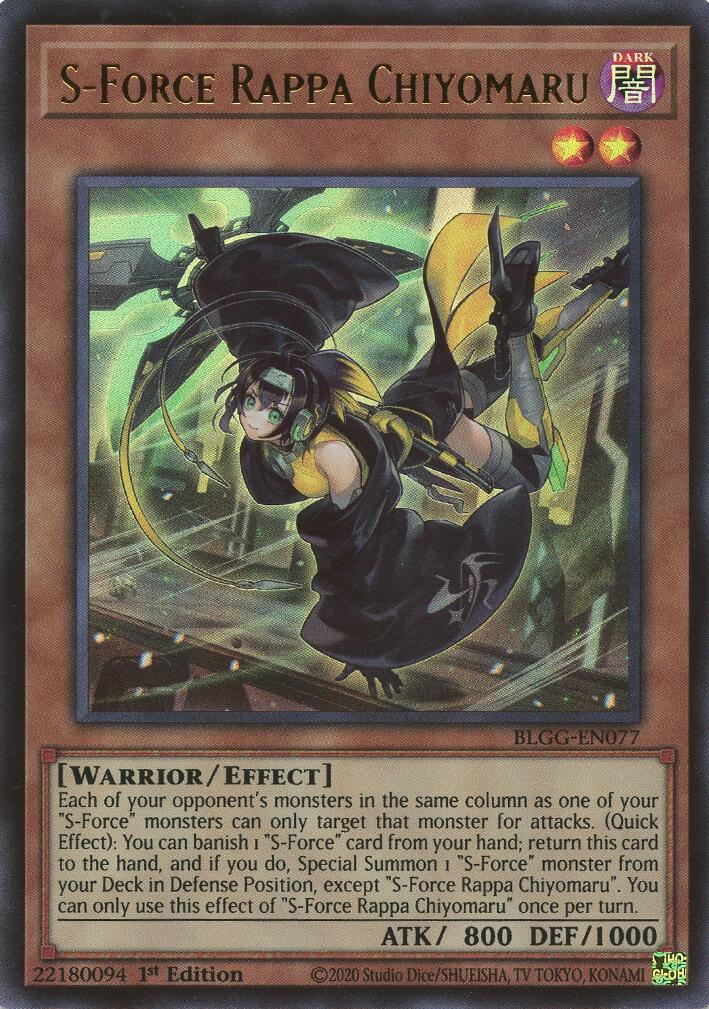 S-Force Rappa Chiyomaru [BLGG-EN077] Ultra Rare | Total Play