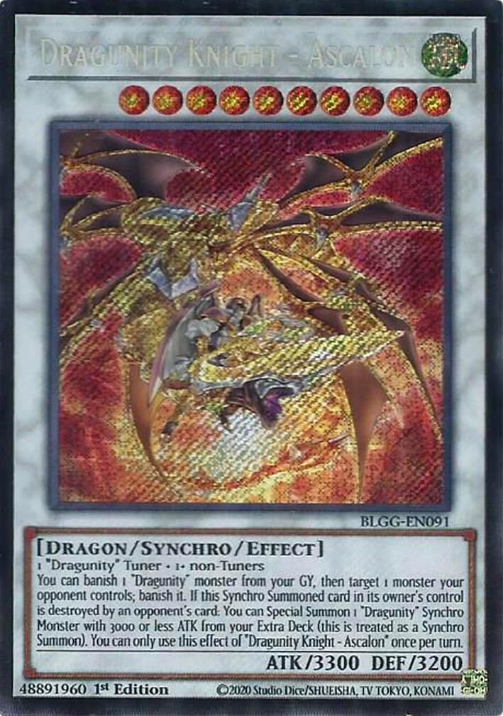 Dragunity Knight - Ascalon [BLGG-EN091] Secret Rare | Total Play