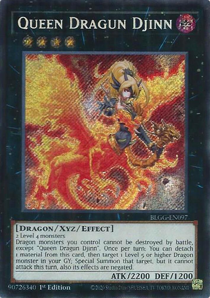 Queen Dragun Djinn [BLGG-EN097] Secret Rare | Total Play