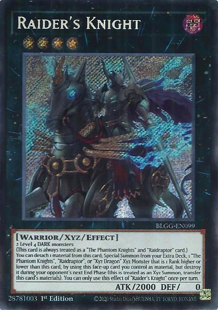 Raider's Knight [BLGG-EN099] Secret Rare | Total Play