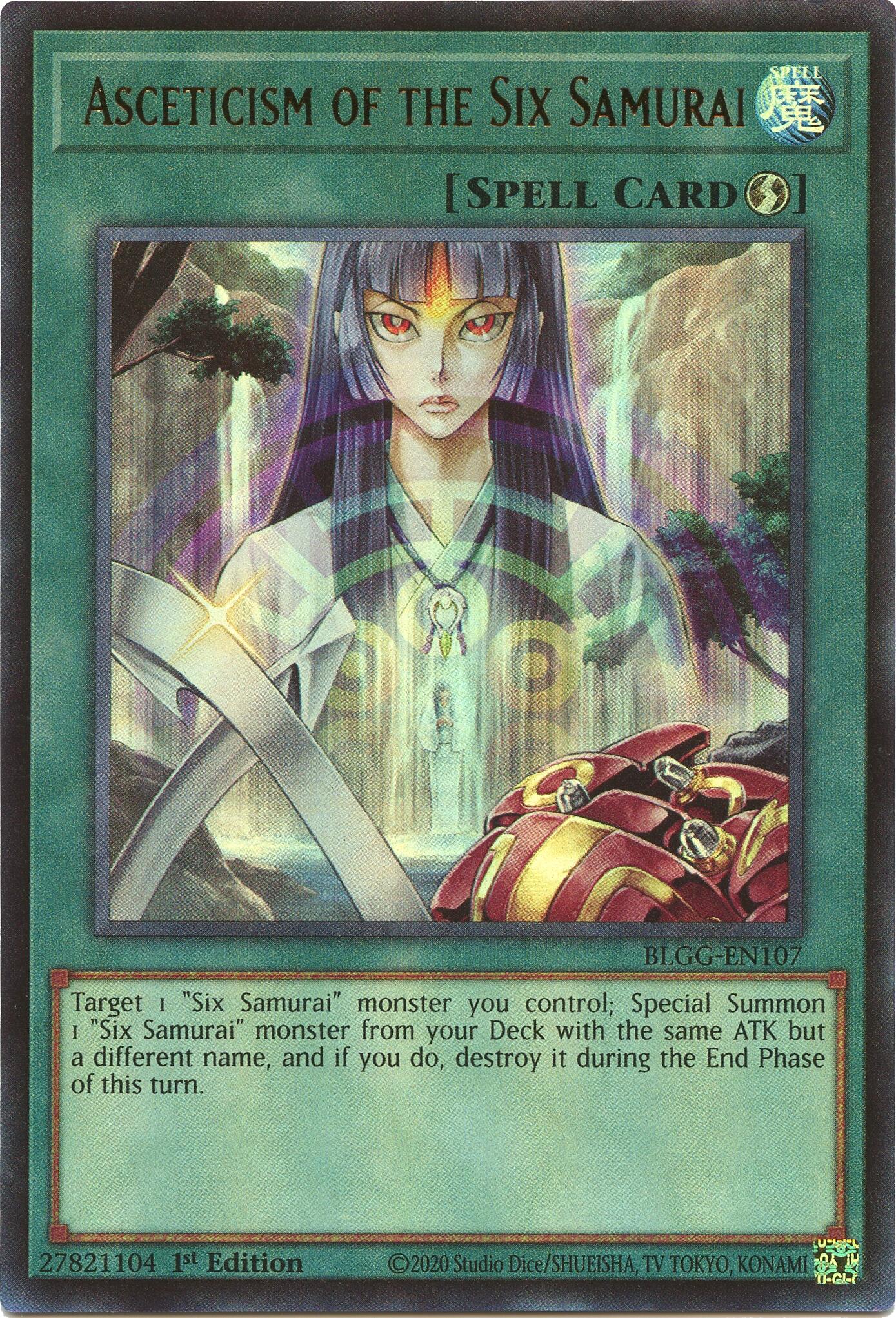 Asceticism of the Six Samurai [BLGG-EN107] Ultra Rare | Total Play