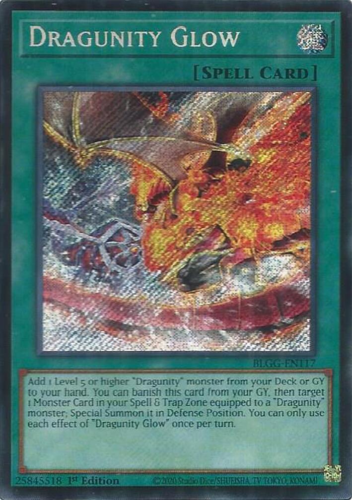 Dragunity Glow [BLGG-EN117] Secret Rare | Total Play