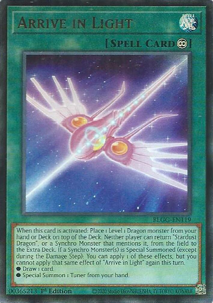 Arrive in Light [BLGG-EN119] Ultra Rare | Total Play