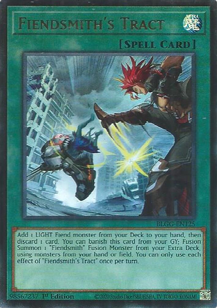 Fiendsmith's Tract [BLGG-EN125] Ultra Rare | Total Play