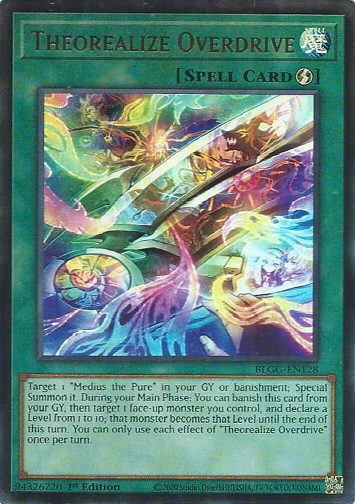 Theorealize Overdrive [BLGG-EN128] Ultra Rare | Total Play