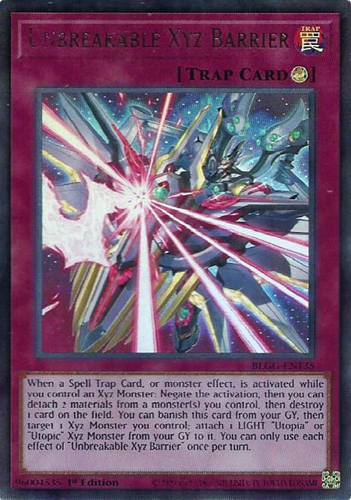 Unbreakable Xyz Barrier [BLGG-EN135] Ultra Rare | Total Play