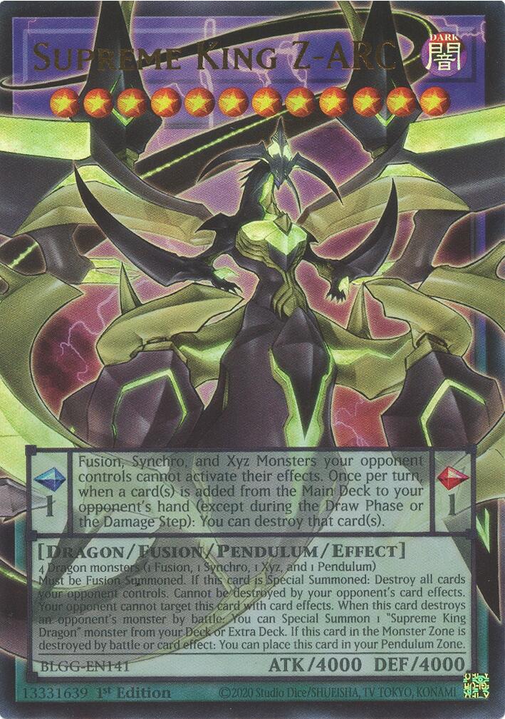 Supreme King Z-ARC [BLGG-EN141] Ultra Rare | Total Play