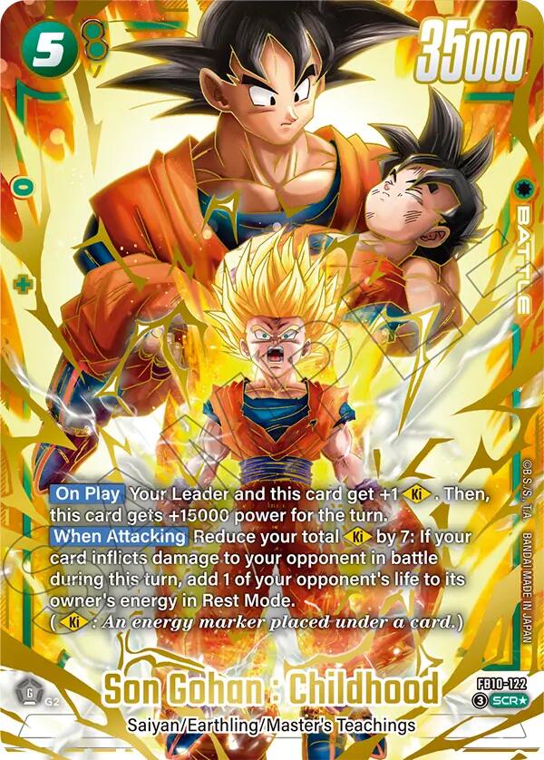 Son Gohan : Childhood (FB10-122) (Alternate Art) [Cross Force] | Total Play