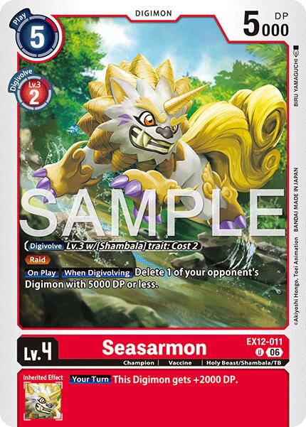 Seasarmon [EX12-011] [Digital World Shambala] | Total Play