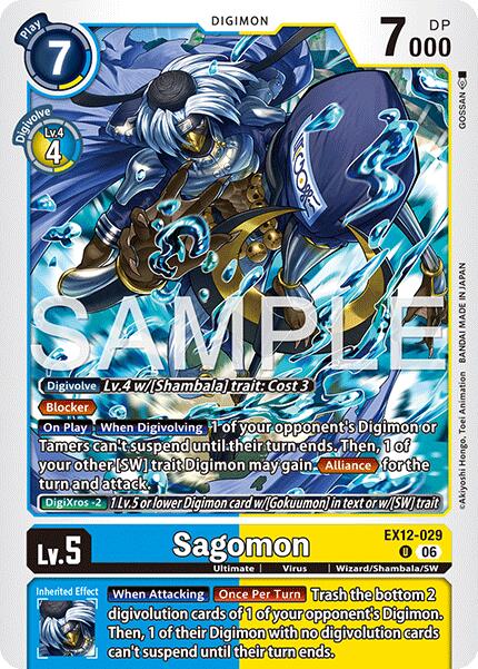 Sagomon [EX12-029] [Digital World Shambala] | Total Play