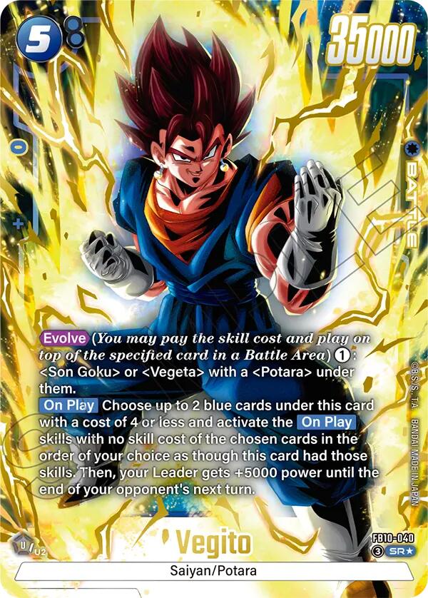 Vegito (FB10-040) (Alternate Art) [Cross Force] | Total Play