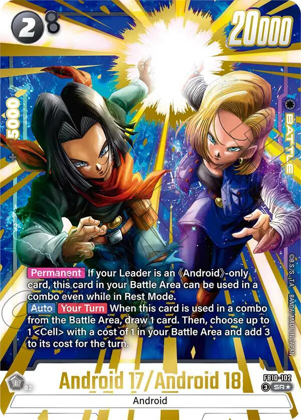 Android 17/Android 18 (Alternate Art) [Cross Force] | Total Play