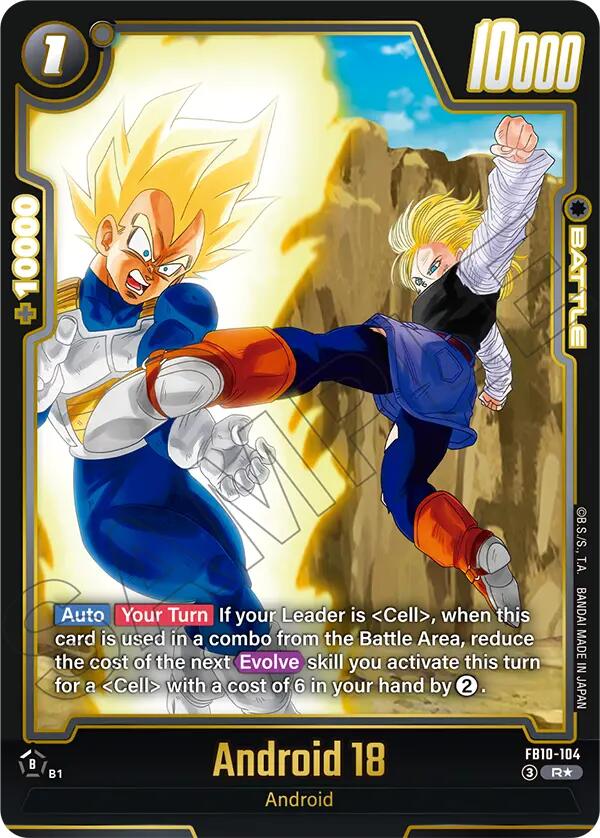 Android 18 (FB10-104) (Alternate Art) [Cross Force] | Total Play