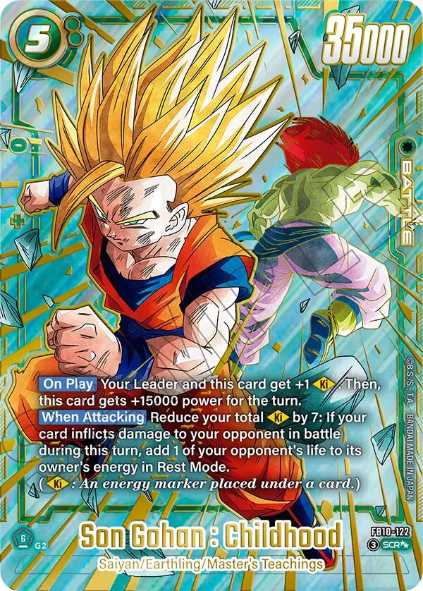Son Gohan : Childhood (FB10-122) (Super Alternate Art) [Cross Force] | Total Play