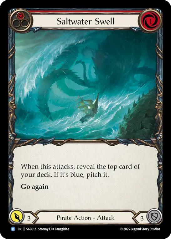 Saltwater Swell (Red) [SGB012] (Silver Age Chapter 3) | Total Play
