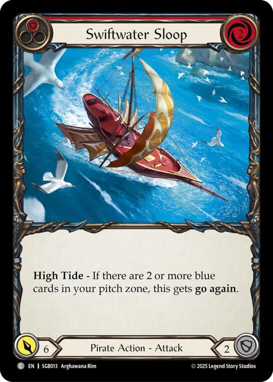 Swiftwater Sloop (Red) [SGB013] (Silver Age Chapter 3) | Total Play