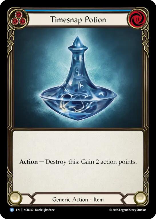 Timesnap Potion (Blue) [SGB032] (Silver Age Chapter 3) | Total Play