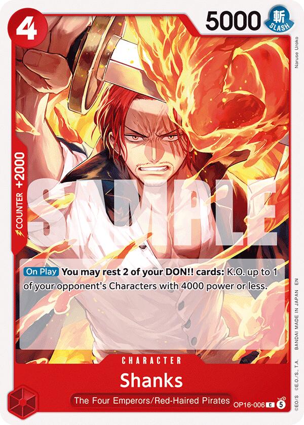 Shanks [The Time of Battle] | Total Play