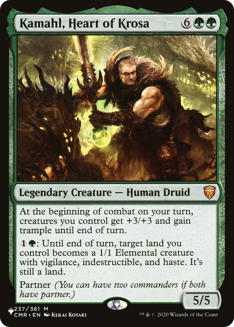 Kamahl, Heart of Krosa [The List] | Total Play