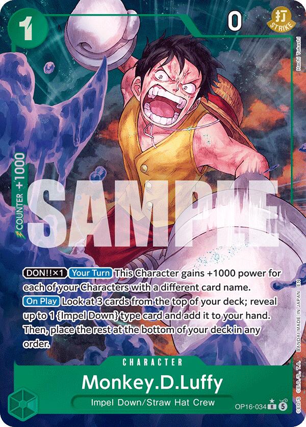 Monkey.D.Luffy (Alternate Art) [The Time of Battle] | Total Play