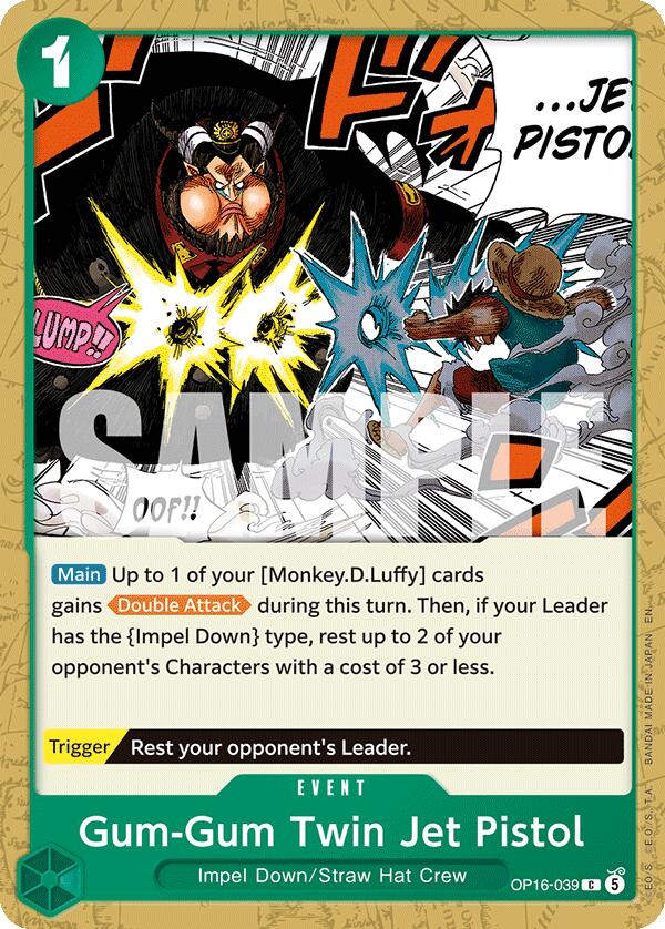 Gum-Gum Twin Jet Pistol [The Time of Battle] | Total Play