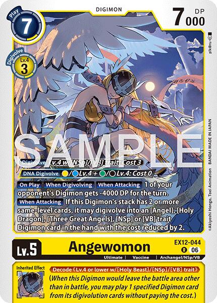 Angewomon [EX12-044] [Digital World Shambala] | Total Play