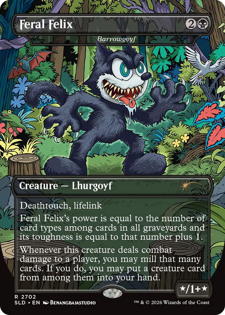 Feral Felix - Barrowgoyf [Secret Lair Drop Series] | Total Play