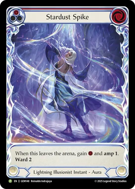 Stardust Spike (Red) [GEM148-CF] (Gem Pack 5)  Cold Foil | Total Play
