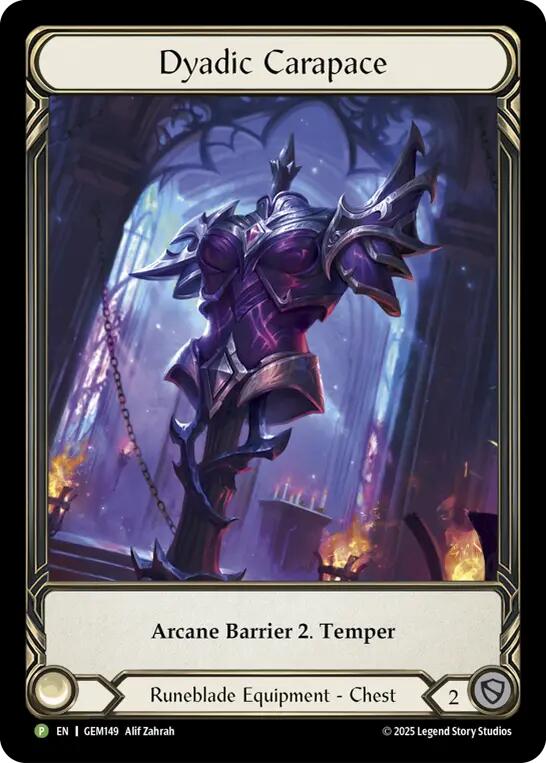 Dyadic Carapace [GEM149-RF] (Gem Pack 5)  Rainbow Foil | Total Play