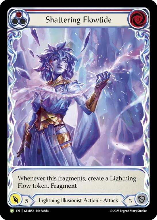Shattering Flowtide (Red) [GEM152] (Gem Pack 5) | Total Play