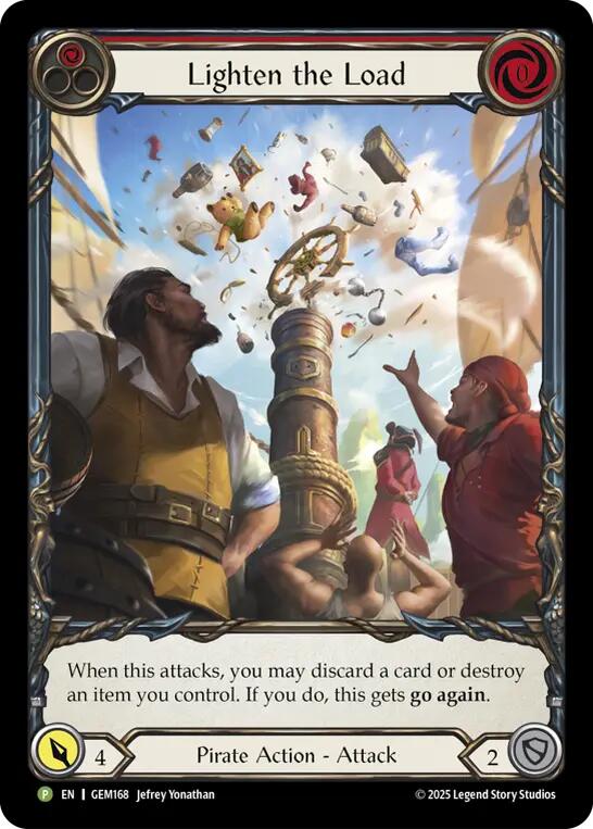 Lighten the Load (Red) [GEM168] (Gem Pack 5) | Total Play