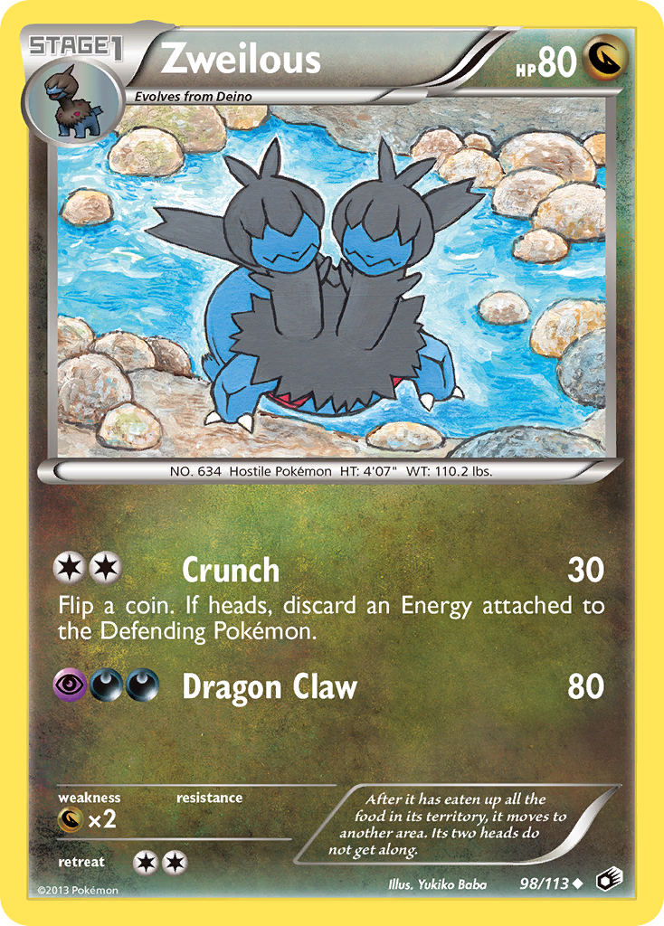 Zweilous (98/113) [Black & White: Legendary Treasures] | Total Play