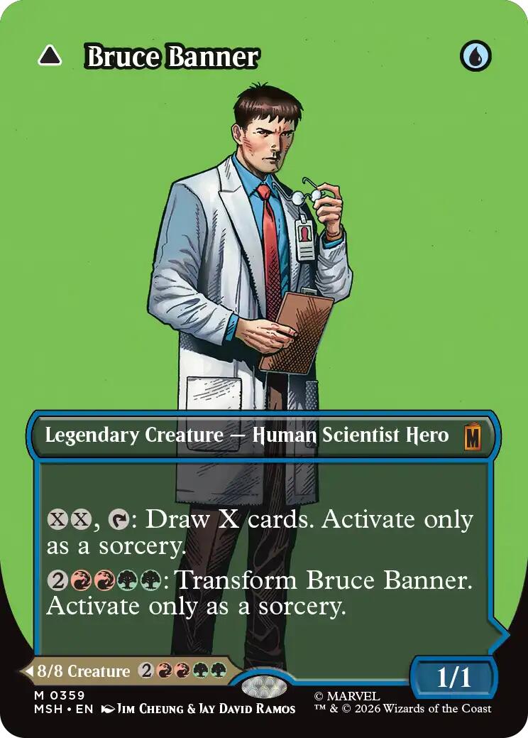 Bruce Banner (Borderless) (0359) [Marvel Super Heroes] | Total Play