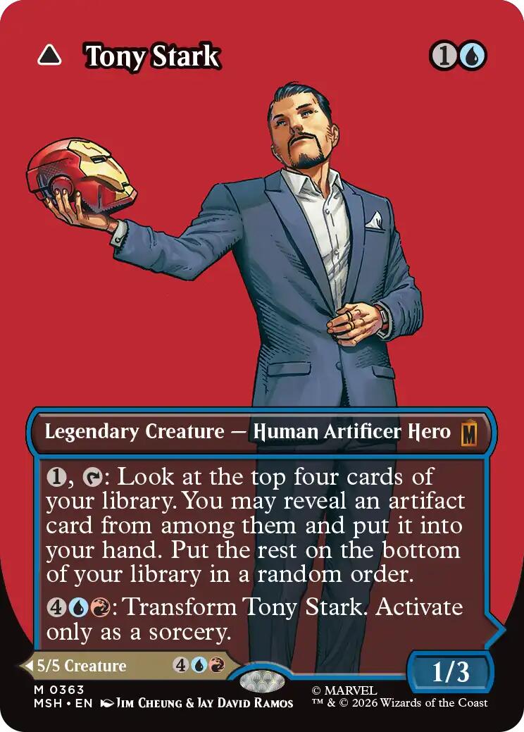 Tony Stark (Borderless) (0363) [Marvel Super Heroes] | Total Play