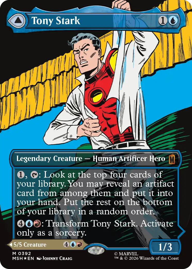 Tony Stark (Borderless) (0392) [Marvel Super Heroes] | Total Play