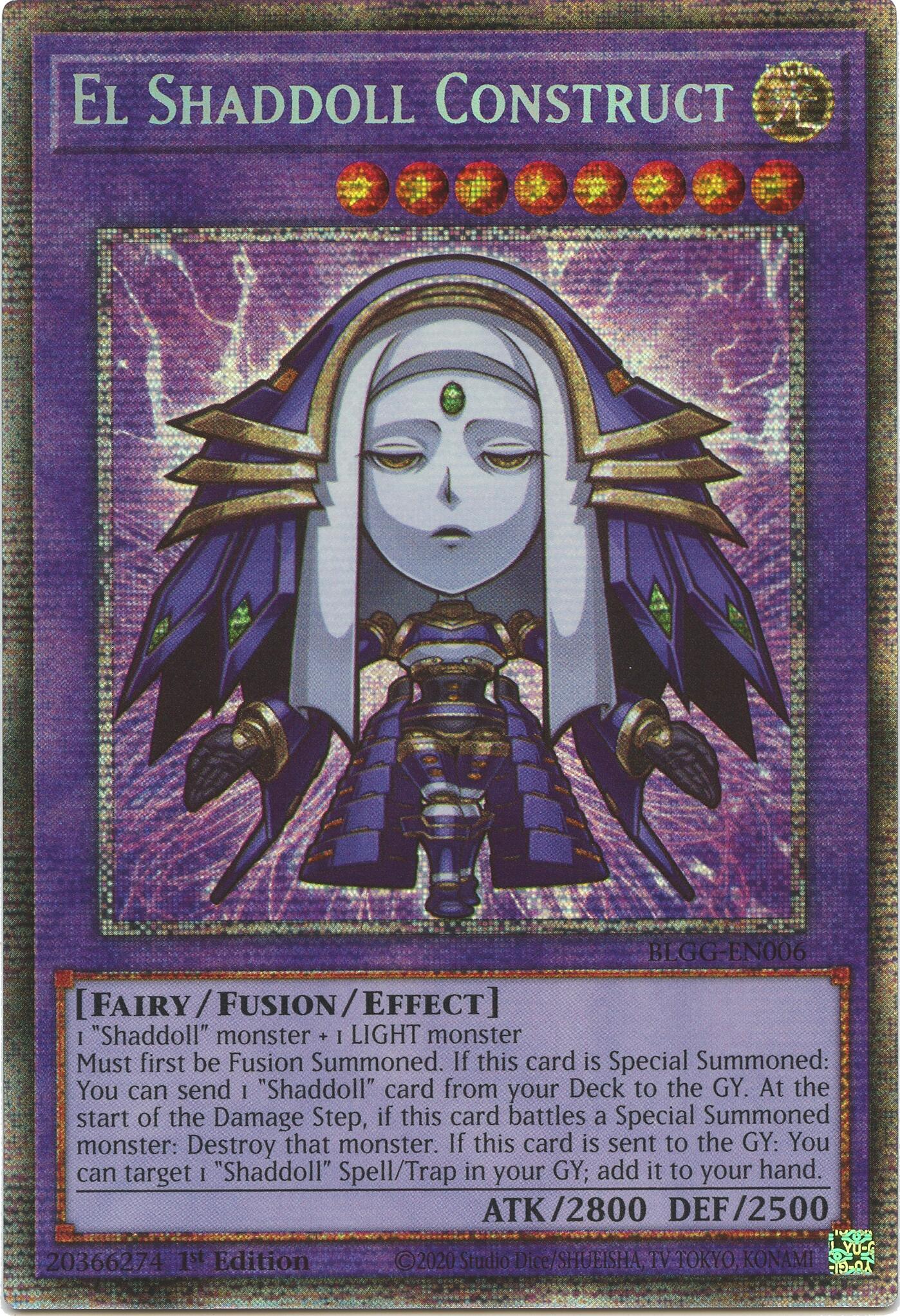 El Shaddoll Construct (Starlight Rare) [BLGG-EN006] Starlight Rare | Total Play
