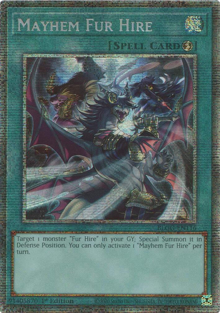 Mayhem Fur Hire (Starlight Foil) [BLGG-EN116] Starfoil Rare | Total Play