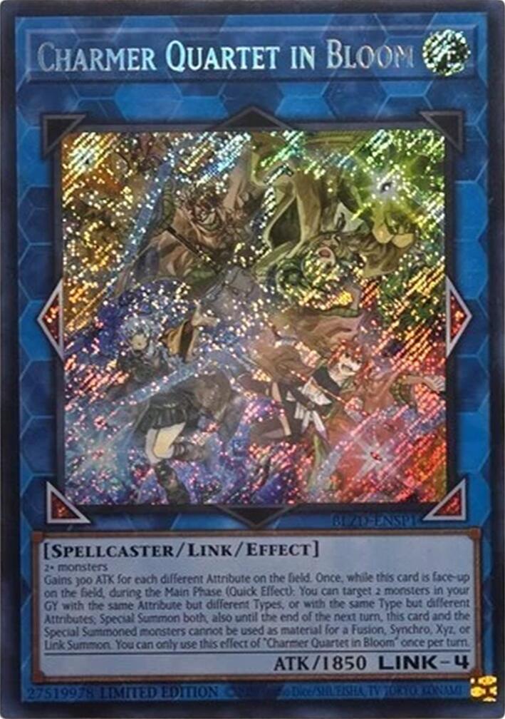 Charmer Quartet in Bloom (Secret Rare) [BLZD-ENSP1] Secret Rare | Total Play