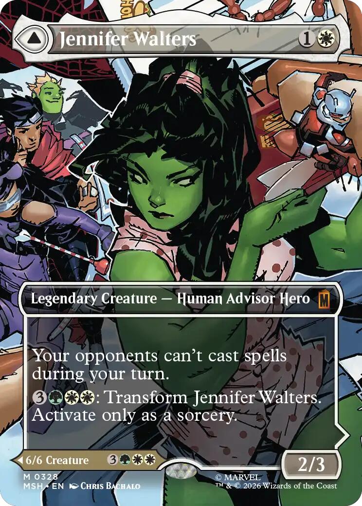 Jennifer Walters // The Sensational She-Hulk (Borderless) (0328) [Marvel Super Heroes] | Total Play