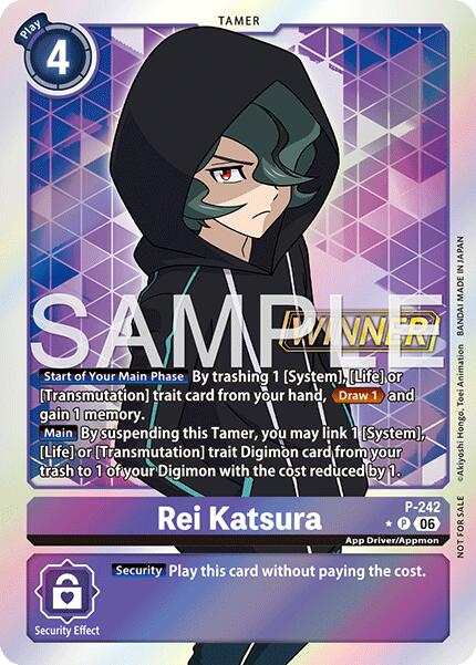 Rei Katsura [P-242] (Official Store Tournament 2026 Vol. 3 Winner) [Promotional Cards] | Total Play