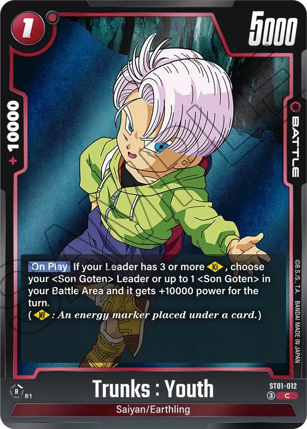 Trunks : Youth (ST01-012) [Story Booster 01] | Total Play